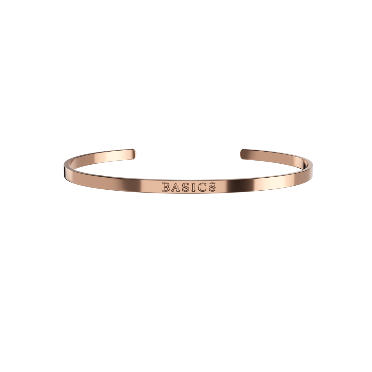 Armreifen Classic (Roségold, Hochglanz)